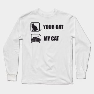 Your Cat and My Cat Pz-V Panther Long Sleeve T-Shirt